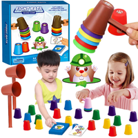 GRA ZRĘCZNOŚCIOWA ZŁAP KRECIKA ZBIJAK KUBKI KARTY