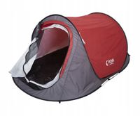 Namiot turystyczny samorozkładający pop-up 240 x 155 cm czerwony Froyak