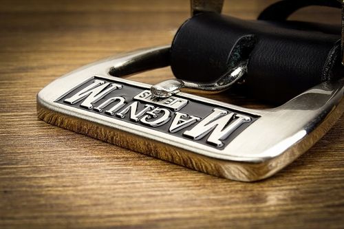 Pasek Męski skórzany czarny do spodni 110 pas na Arena.pl