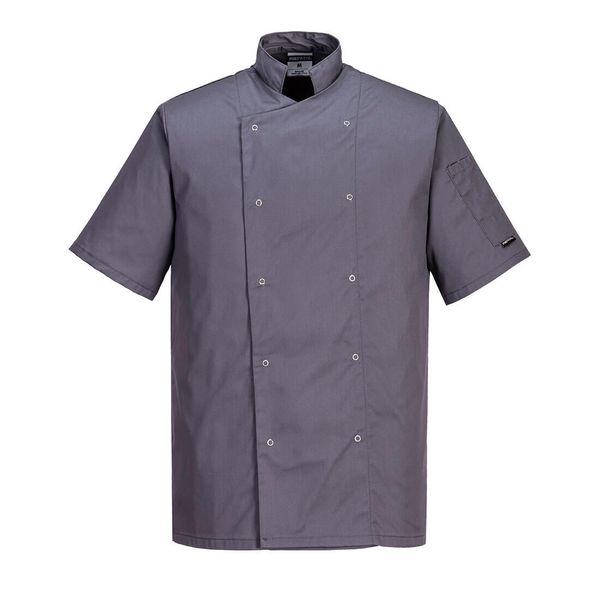 Bluza Kucharska Szefa Kuchni Cumbria Slate Grey, Xs Kingsmill - Szara zdjęcie 1