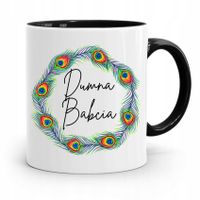 Kubek Czarny Dzień Babci Dumna Babcia Prezent Z Nadrukiem Ze Zdjęciem