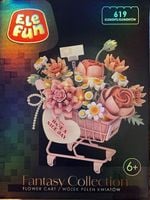 Klocki EleFun Fantasy Collection Wózek Pełen Kwiatów 619 elementów