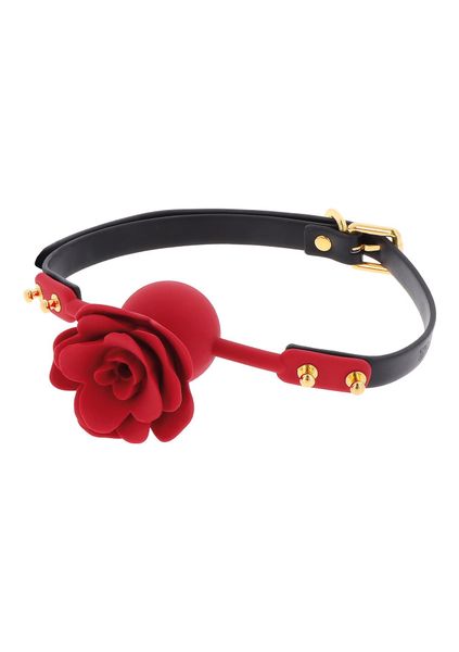 Wild Roses Ball Gag Black zdjęcie 9