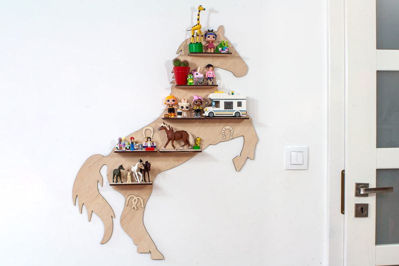 Regał, półka na figurki - konik zdjęcie 7