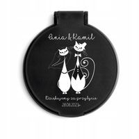 LUSTERKO kwiatowe wzory wasze imiona podziękowania dla gości WESELE ŚLUB