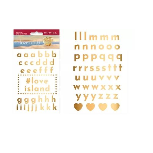 Rimmel Tatuowanie Alfabety Wyspy Miłości na Arena.pl