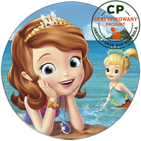 Opłatek na tort Jej Wysokość Zosia