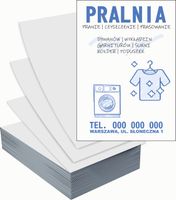 Ulotki A6 reklamowe firmowe 5000szt wiele wzorów do wyboru PRALNIA