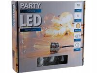 GIRLANDA ŻARÓWKI LED LAMPKI ŁAŃCUCH SZNUR NA 230V