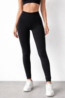 LEGGINSY OCIEPLANE TERMICZNE DAMSKIE CZARNE ROZMIAR M CLEVE