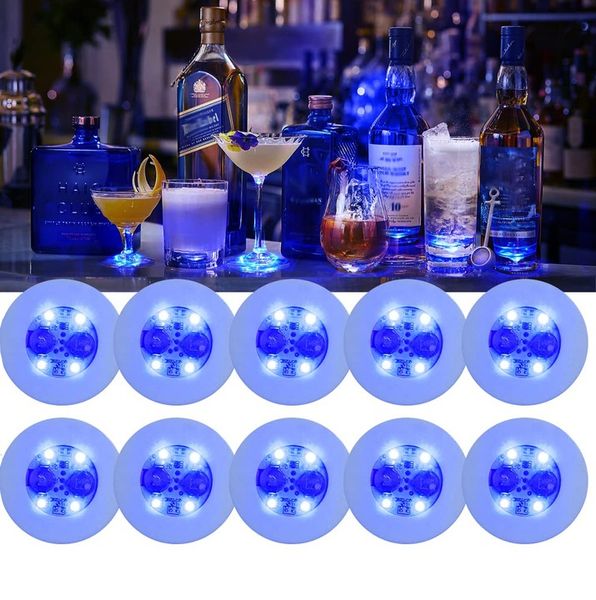 Podstawka Naklejka LED pod Butelkę Szklankę Kubek Zestaw 10 szt. zdjęcie 14