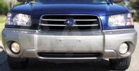 Subaru Forester - Chromowane Listwy Chrome Grill Atrapy Zderzaka Tuning