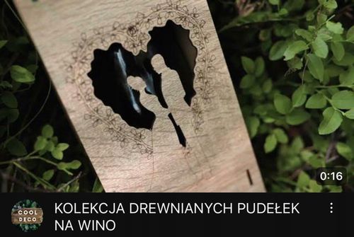DREWNIANE PUDEŁKO NA WINO ŚLUB SKRZYNIA Z GRAWEREM PREZENT WESELE na Arena.pl