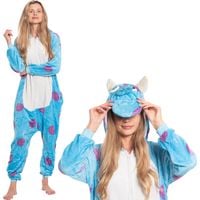 Piżama Damska Kombinezon Kigurumi Onesie Strój Sulivan Niebieski 155-165  M