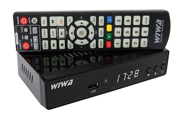 DEKODER TUNER TV NAZIEMNEJ DVB-T2 H.265 HEVC Z USB HD PILOT WIFI SCART zdjęcie 5