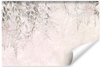 Fototapeta Do Salonu Delikatne LIŚCIE Mur Abstrakcja 270cm x 180cm