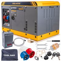 Agregat PRĄDOTWÓRCZY Diesel 18kW 230V 400V 12V ATS PM-AGR-18000MD