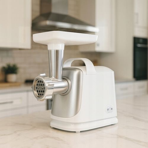 MASZYNKA DO MIELENIA MIĘSA KIEŁBASY 3 SITA + SZATKOWNICA REWERS MOC na Arena.pl