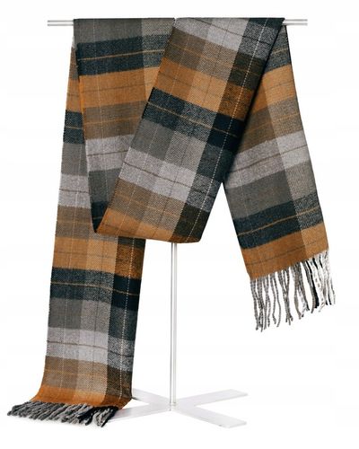 Kaszkiet Męski i Szalik Pako Jeans Elegancki Komplet Dla Niego Brązowy na Arena.pl