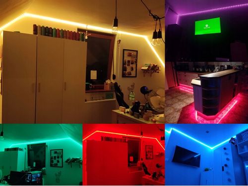 Taśma LED 15M RGB 5050 WiFi PILOT APLIKACJA+GRATIS na Arena.pl