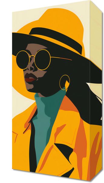 Obraz 20x40cm Żółta Stylowość zdjęcie 1