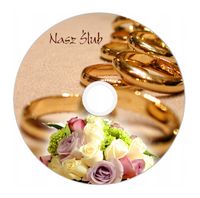 Ślub Ślubny Nadruk na płycie Maxell CD-R 80 52x 001