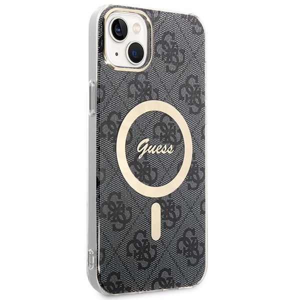 Etui Guess do iPhone 15, iPhone 14, iPhone 13, Czarny, MagSafe zdjęcie 4