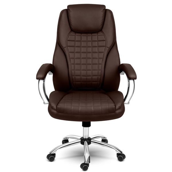 Fotel biurowy Sofotel Batory - kasztanowy zdjęcie 3