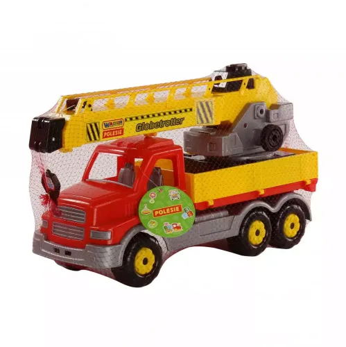 Zabawka dla dziecka pojazd samochód z obrotowym dźwigiem "Stalker" w siatce na Arena.pl