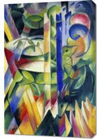 Obraz 60x90cm The Little Mountain Goats, Marc Vintage do Salonu