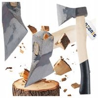 SIEKIERA KUTA RĘCZNIE 1,2 KG TOPOREK ROZŁUPUJĄCA DO ŁUPANIA DREWNA SIKIERA