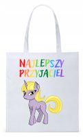 Dla Dzieci Syna Córki Torba Eco Biała Shopper Z Nadrukiem Ze Zdjęciem