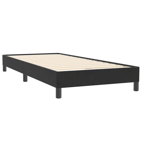 Łóżko Box Spring bez materaca Czarne 80x220 cm Aksamit na Arena.pl