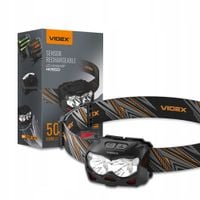 Latarka Videx VLF-H055D 5W LED 500lm IP65 zasięg 115m czujnik ruchu