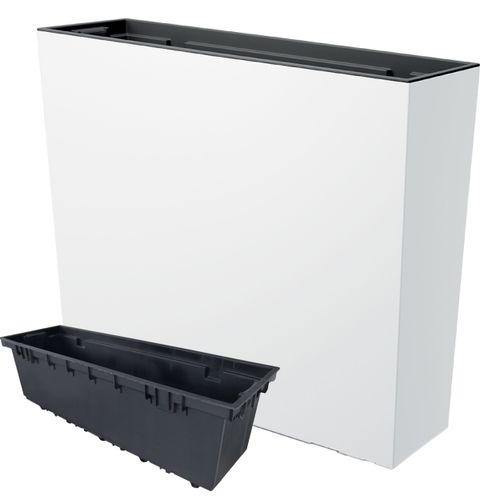 Doniczka wysoka Urbi Case T DUC600T z wkładem | Biały na Arena.pl