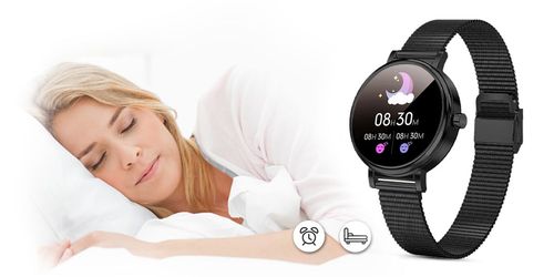 zegarek damski rubicon smartwatch rnbe64-3 black na Arena.pl