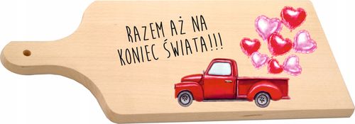 Deska z nadrukiem prezent WALENTYNKI super wzory na Arena.pl