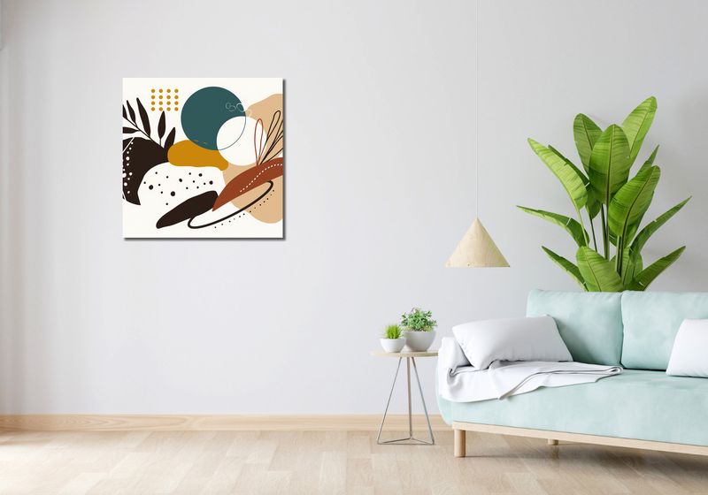 Obraz 70x70cm Kwiatowy Kalejdoskop zdjęcie 2