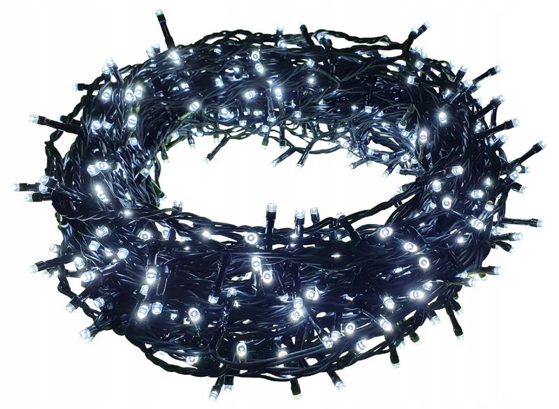 LAMPKI CHOINKOWE 600 LED NA CHOINKĘ TIMER+GNIAZDO zdjęcie 1