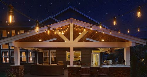 GIRLANDA OGRODOWA zewnętrzna ŁAŃCUCH ŚWIETLNY 20m + ŻARÓWKI 20x E27 LED na Arena.pl