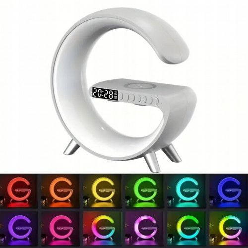 LAMPKA BLUETOOTH RGB ZEGAR BUDZIK GŁOŚNIK na Arena.pl