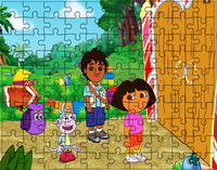 Puzzle tradycyjne Dora Odkrywca