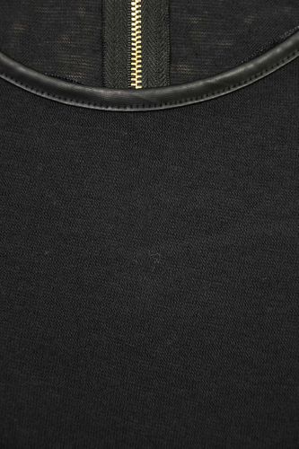 Czarna Luźna Bluzka Zip - 40 / L na Arena.pl