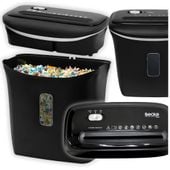 Niszczarka biurowa automatyczna do papieru dokumentów 12 l rodo kosz mocna