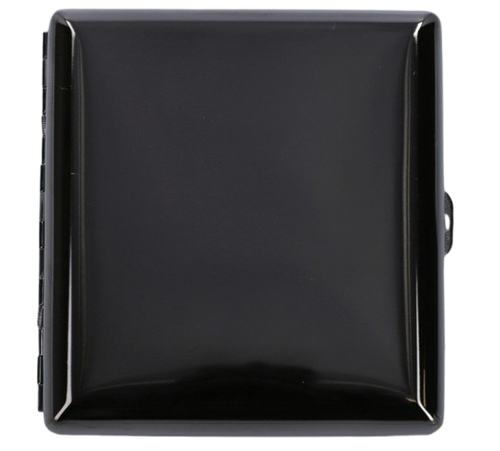 Czarna Metalowa Papierośnica Klasyczna Z Blaszkami Na Papierosy Gentelo na Arena.pl