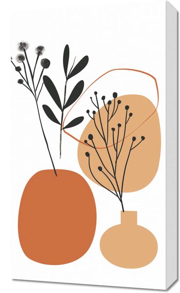 Obraz 40x70cm Botaniczny Pastel zdjęcie 1