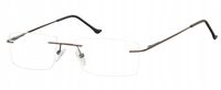 BEZRAMKOWE Okulary OPRAWKI OKULAROWE Unisex BRĄZ PATENTKI DAMSKIE MĘSKIE +