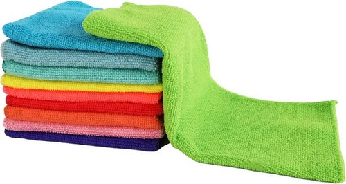 Zestaw kolorowych ściereczek z mikrofibry 30x30cm idealne do szyb 10 sztuk na Arena.pl