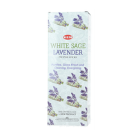 kadzidełka hem white sage lavender 20szt. box 6 opak
