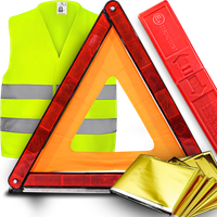 TRÓJKĄT OSTRZEGAWCZY KAMIZELKA ODBLASKOWA KOC RATUNKOWY FOLIA NRC